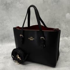 COACH コーチ ショルダーバッグ レザー 2way モリー クロスボディ 黒 