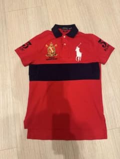 Polo Ralph Lauren ポロシャツ 黒 赤　 希少　未使用タグ付き POLO RALPH LAUREN（ポロ・ラルフローレン） ポロ ラルフローレン 半袖