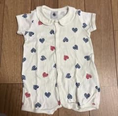 PETIT BATEAU ハート柄ロンパース 3m/60cmのサムネイル