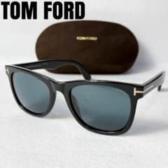 美品 TOM FORD Kevyn TF1099 ウェリントン サングラス 黒縁 - メルカリ