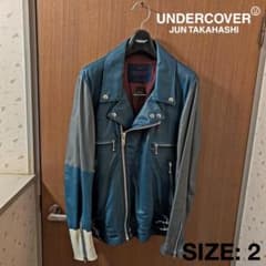 美品 アンダーカバー ダブルライダースジャケット グレイテスト期
