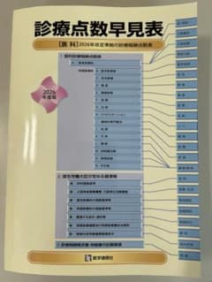 診療点数早見表 2026年度版 9冊のサムネイル