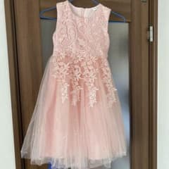 ★フォーマルドレス120cm　ピンク色★ 結婚式　発表会のサムネイル