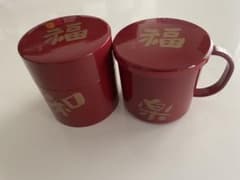 道場六三郎コレクション 漆塗り茶筒&マグカップ セットのサムネイル