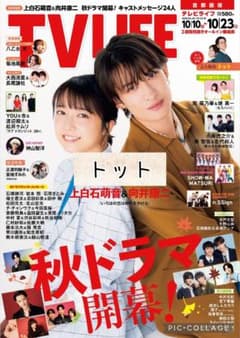 TVLIFE no.20　トット　切り抜き