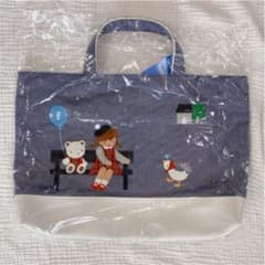 ファミリア  マチ付きデニムバッグ　神戸本店限定！のサムネイル