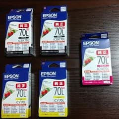EPSON ICBK70L×２　　ICY70L ×２     ICM70L×１のサムネイル