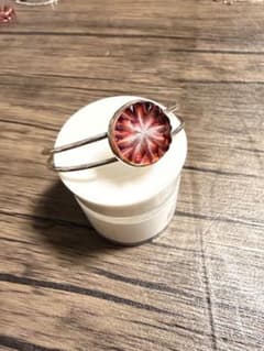 eco KIRI エコキリ　薩摩切子　バングル　ルリ金赤のサムネイル