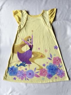 130 Disney Store Rapunzel Dress Yellow Kids