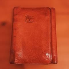 良品　IL BISONTE レザー システム手帳 ブラウンのサムネイル