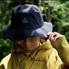 新品未使用品　NIKE ACG ブラック アウトドアハット