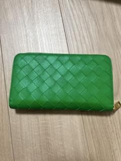 Bottega Veneta グリーン レザー 長財布のサムネイル