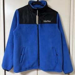 新品 BLUE CROSS フリースジャケット 160 青 男の子キッズアウター 