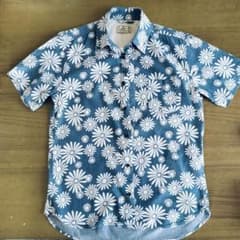 メンズ　半袖シャツ 花柄　grnのサムネイル