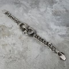 ヴィンテージ ケーブルチェーンリンクブレスレット シルバー925