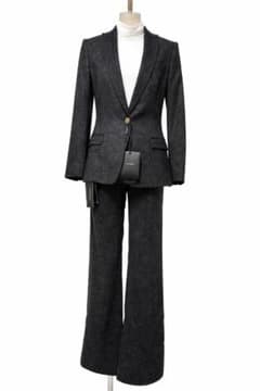 新品タグ付き DOLCE&GABBANA パンツスーツ セットアップ グレー ⑮