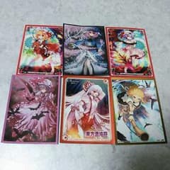 【博霊好き様】東方project　カードスリーブ　全6枚　バラ売り可のサムネイル