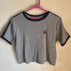 MLB LA Dodgers リブTシャツ グレー L 値下げ交渉⭕️のサムネイル
