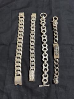シルバーブレスレット 4点セット Mens Accessories Silverのサムネイル