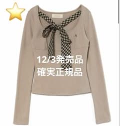 Ami ribbon check tops andmary - メルカリ
