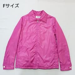 ジップアップ ブルゾン Fサイズ ピンク 日本製 TEAM of beatenのサムネイル