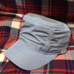 ニューエラ ワークキャップ ストライプ 美品のサムネイル