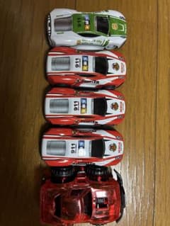 プルバックカーおもちゃ　５台のサムネイル