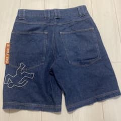 美品】FUC デニムショーツ ハーフパンツ - メルカリ