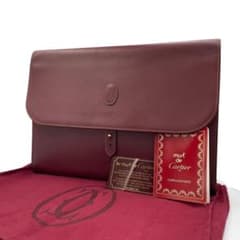 《Mint Condition》Cartier Must de Briefcase Bordeaux