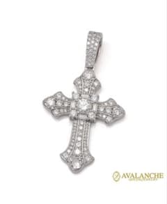 AVALANCHE クロス ペンダント ネックレス シルバーカラー2PACモデル AVALANCHE クロス ペンダント ネックレス シルバーカラー2PACモデル