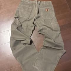 Carhartt ワークパンツ カーキ色　ペンダーパンツのサムネイル