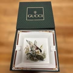 オールドグッチ 陶器製灰皿 水鳥デザイン - メルカリ