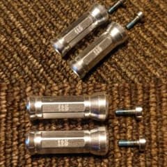 非売品 メガバス ito モノブロック 100XRL シルバーアルミノブ x2個 非売品 メガバス ito モノブロック 100XRL シルバーアルミノブ x2個