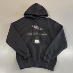 約L〜XL acmedelavie ADLV パーカー　フード　ブラック　UFO