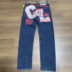 y2k 平成ギャル ココルル C&L ケツルル デニムパンツ カラフルベルト