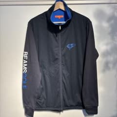 【超美品】ビームスゴルフ ネイビー×黒 裏微起毛 メンズ Lサイズ　ゴルフのサムネイル