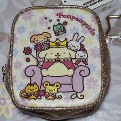 ポムポムプリン 30周年記念 カラビナ付きポーチのサムネイル