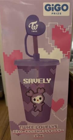 TWICE ストローキャップ付きプラタンブラー サナ/SAVELYのサムネイル