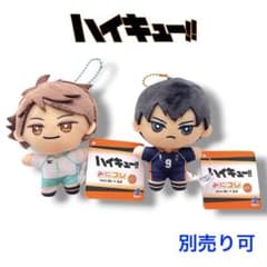 新品✝ハイキュー！！ぬいぐるみマスコット 影山飛雄 及川徹 - メルカリ