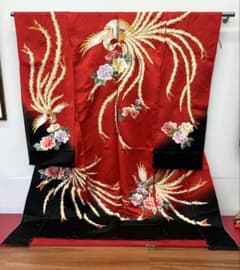 ⚫︎新品⚫︎色打掛⚫︎豪華刺繍⚫︎未仕立仮絵羽⚫︎仕立希望の方は 