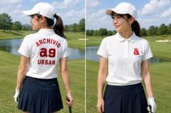【美品】アルチビオ archivio ゴルフウェア ポロシャツ スポーツ 38 アルチビオ archivio ゴルフウェア 半袖ポロシャツ 38 M 白 - メルカリ