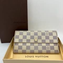 sk/10.30/20】ルイヴィトンN61735 ポルトフォイユサラ アズール - メルカリ