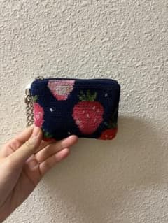 フェイラー ストロベリードット キー＆カードポーチ いちご タグ付き