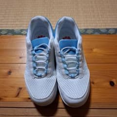 ナースシューズ　ホワイト/ブルー メッシュのサムネイル
