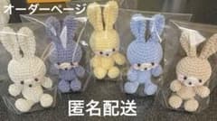ハンドメイド　あみぐるみ　うさぎちゃん　オーダーページのサムネイル