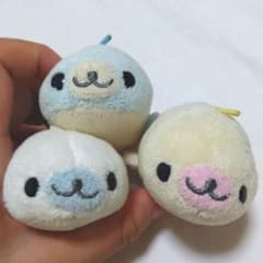 まめゴマ ぬいぐるみ 3点セット 手乗り マスコット 平成 サンエックス