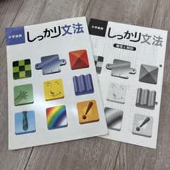 ★中学受験 小学国語 しっかり文法 学習参考書 解答と解説付きのサムネイル