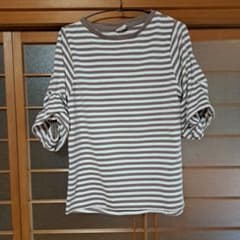 ZOOTIE DES SUCETTES ボーダーカットソー 五分袖のサムネイル
