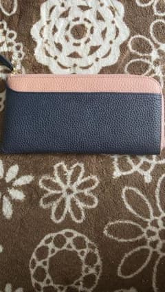 【美品込】L字ファスナー長財布 バイカラー レザーのサムネイル