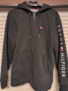TOMMY HILFIGER ブラック パーカー L/G トミーヒルフィガーのサムネイル